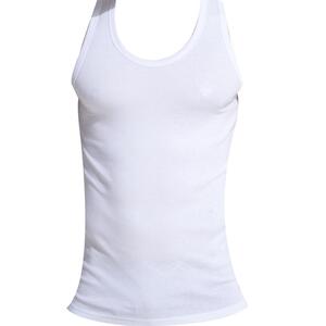 七匹狼纯棉棉男士背心内穿睡觉跨栏打底纯棉老头汗衫宽松无袖二道