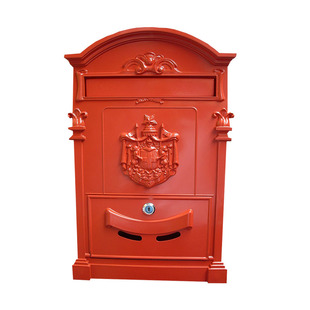 大号密码锁家用信报箱室外防雨挂墙欧式邮箱创意圣诞礼物铝材防锈