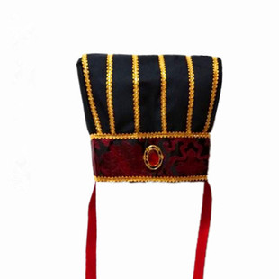 古代男汉服唐朝丞相三国头饰古装跑男道具诸葛亮帽子大臣头饰帽子