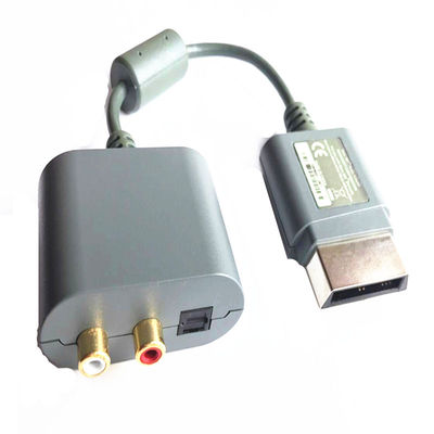 国产XBOX360音频线转接器 光纤转接5.1声道 SLIM接音响耳机转换线
