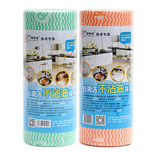 110条加厚可水洗不沾油懒人抹布干湿两用厨房用纸专用纸一次性洗