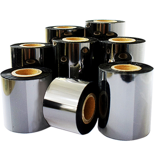 安杰优蜡基碳带110mm*300m 30 40 50 60 70 80 90 100 条码打印机铜版标签纸增强色带