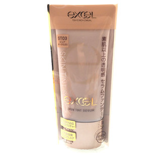 日本EXCEL新款护肤精华粉底液光泽透明感保湿遮瑕 干皮可用