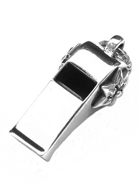 925纯银十字花六芒星哨子圆环