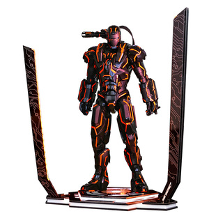 toys-box12寸兵人1/6ht创战纪战机地台橙光反射带灯适用于钢铁侠