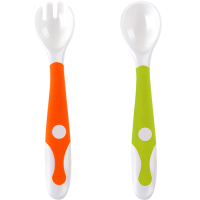 学吃饭歪头婴儿宝宝勺子