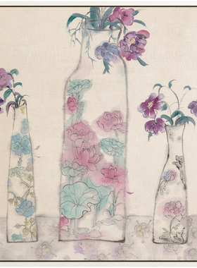 玉砚新中式风玄关装饰画