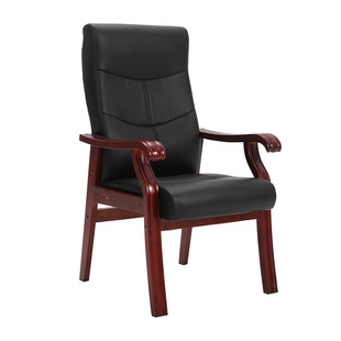 家用电脑椅办公椅四脚椅书房椅会议椅酒店酒店棋牌麻将椅高背实木