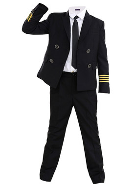儿童小空姐空军空少男制服表演服