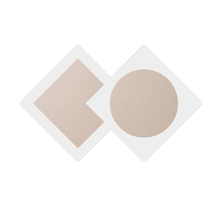 加厚手工仿古熟宣卡纸镜片镜心书法小楷国画工笔没骨创作圆心方形