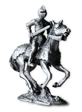 古典欧式 中世纪圣堂战士团之【刚毅】 经典锡兵摆件 男士礼物