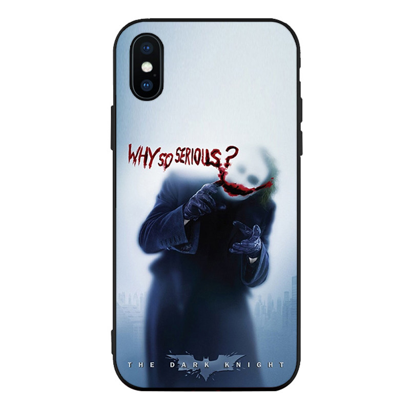 Joker小丑适用七iPhone7 plus手机壳8x蝙蝠侠6s创意5s潮男女7plus