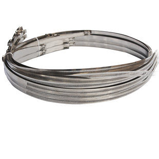 源生 304/316加大不锈钢全钢美式卡箍喉箍抱箍卡管束通信监控管夹