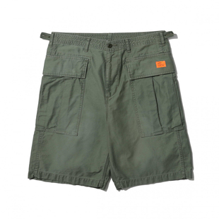 MADNESS PATCHWORK SHORTS余文乐日产水洗做旧工装裤复古补丁短裤