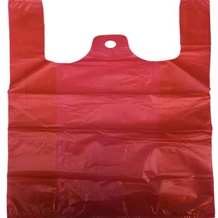 全新料加厚红色塑料袋背心袋方便袋礼品袋马夹袋购物袋食品袋批发