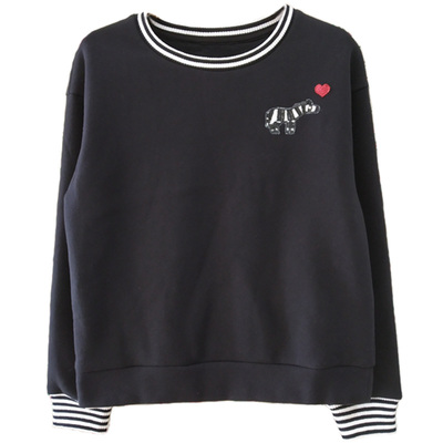 自然元素专柜正品冬黑色套头