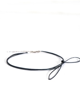 同款项圈黑色蝴蝶结女颈圈短款