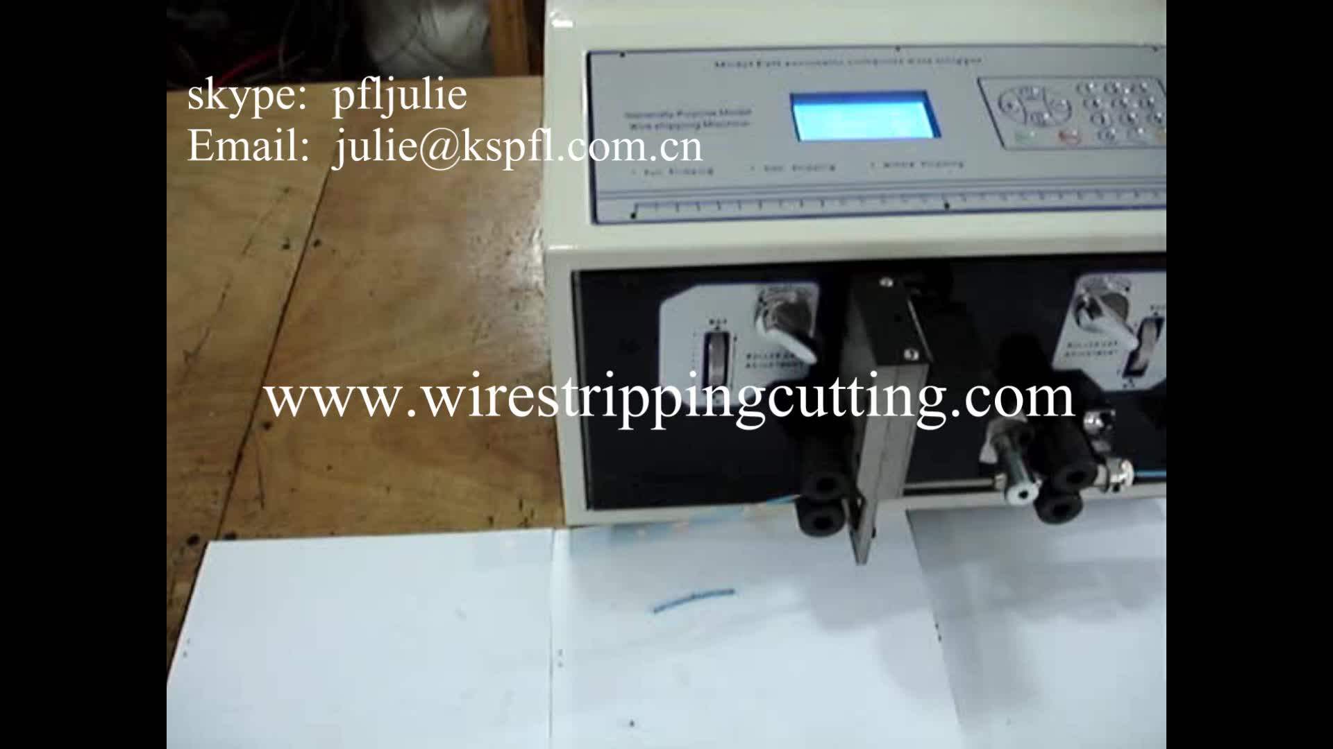 Pfl02 Nylon Power Electrical Wire Cable Stripping And Cutting Machine