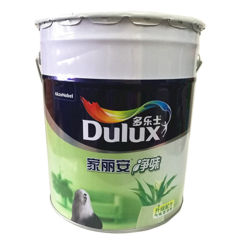 多乐士家丽安净味3合1墙面漆白色哑光耐擦洗乳胶漆内墙漆环保涂料
