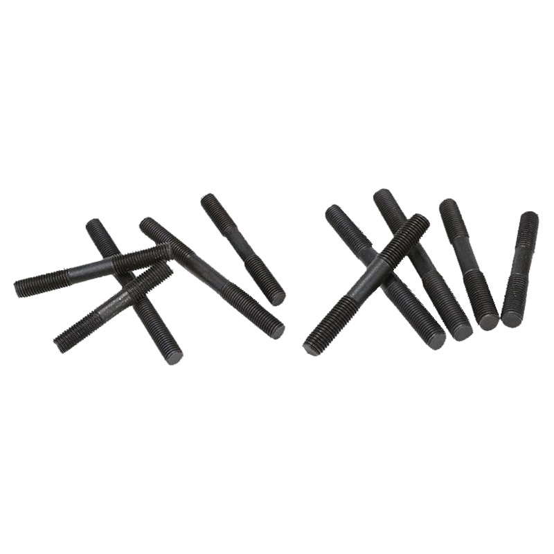 45#调质两头螺丝双头丝牙螺杆螺丝螺柱螺栓链接件高强度M10M16-36