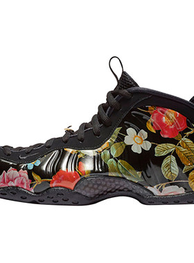 Foamposite情人节花卉喷篮球鞋