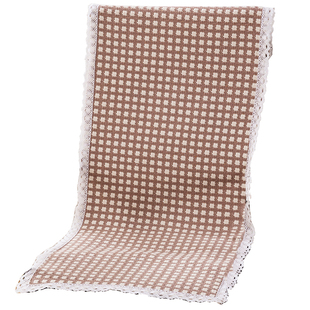 椅子坐垫靠垫一体薄款透气家用餐椅垫简约办公椅四季通用坐垫亚麻