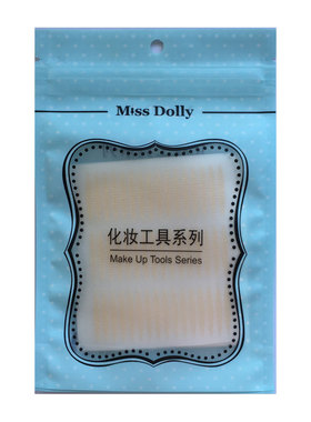 蕾丝网纱双眼皮贴橄榄无需胶水