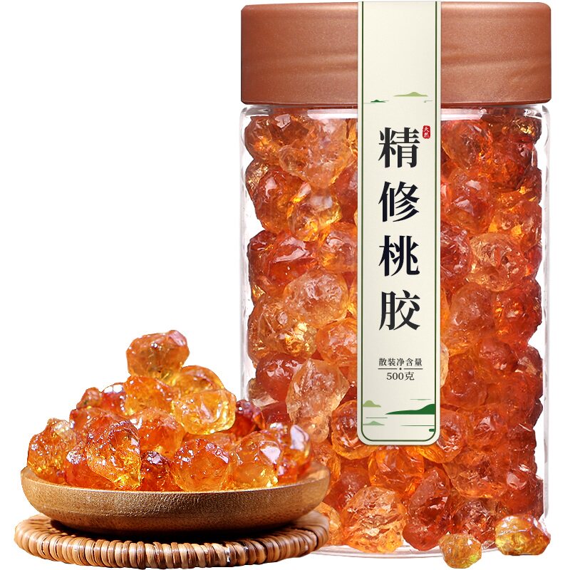 养辰云南天然桃胶精修剪精修剪旗舰店正品很大颗粒1斤500g