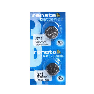瑞士Renata371手表电池通用LR/SR920SW/AG6纽扣电子卡西欧1.55V