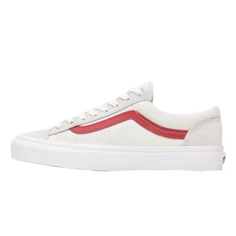 vans白红休闲风权志龙帆布鞋现货