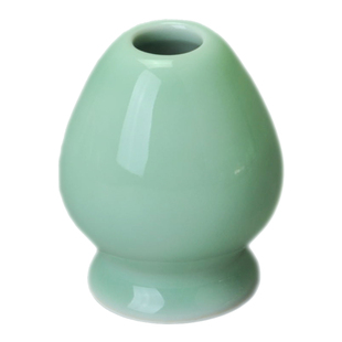 茶筅立 青瓷宋式茶道抹茶茶筅立茶筅座茶筅放置器茶筅伴侣粉青