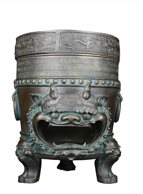 炼丹炉中医文化博物馆礼品摆件