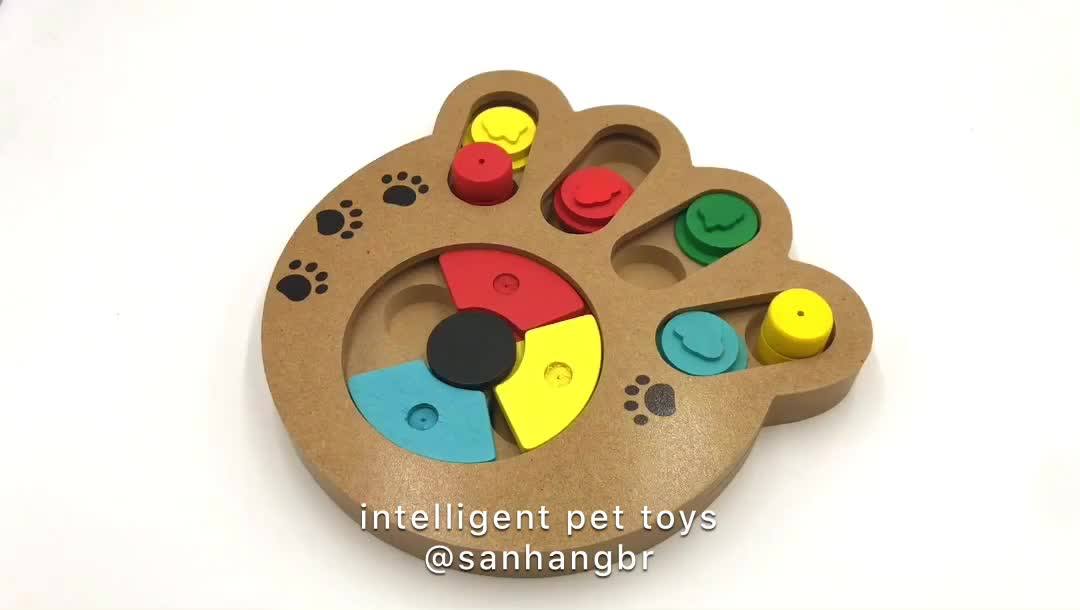 Paws Pet Iq Training Wood Material Intelligence Toy For Dog Buy Toy