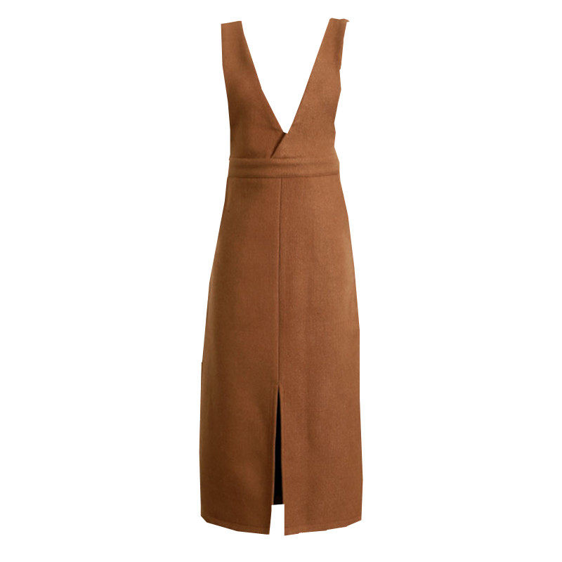 服装裁剪纸样做衣服图纸女装纸样1:1女装毛呢背带裙纸样Z-237