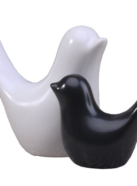 室内陶瓷北欧风格田园橱窗小摆件