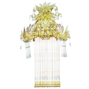 【朝歌簪花坊】《独孤天下》胡冰卿独孤伽罗新婚 新娘头饰大凤冠