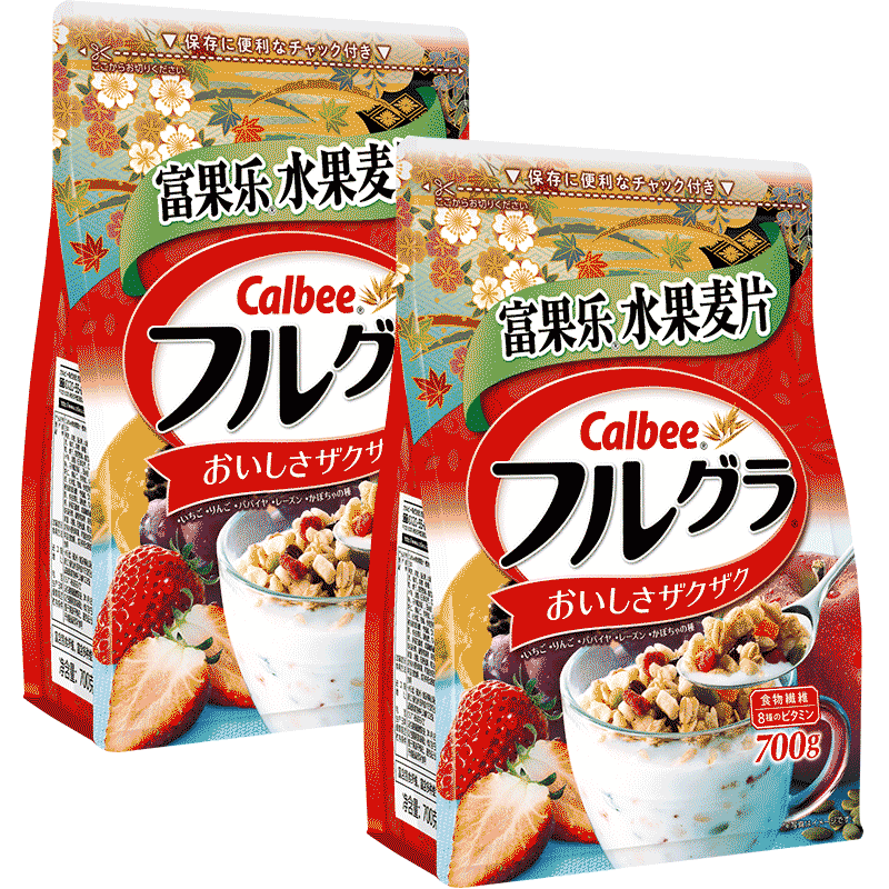 日本销量第一 卡乐比 水果麦片 700g 主图