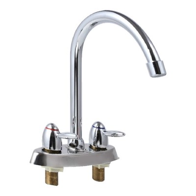 水龙头面盆龙头冷热水双把双孔