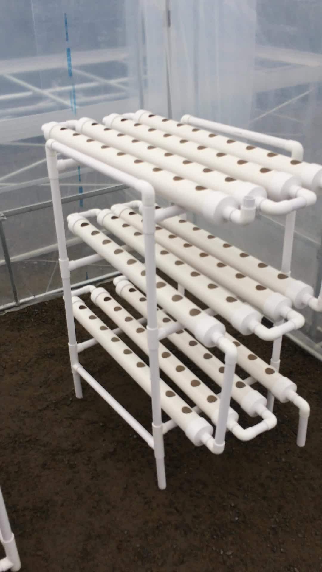 Modern NFT Hydroponic System Grow Kit Movable NFT Gully, Growing Pipe ...