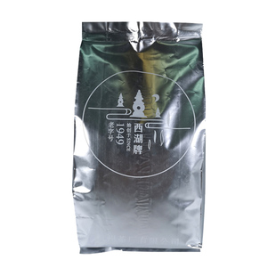 2025新春茶 杭州茶厂西湖牌龙井片二号250g 茶芯 碎绿茶 好茶叶末