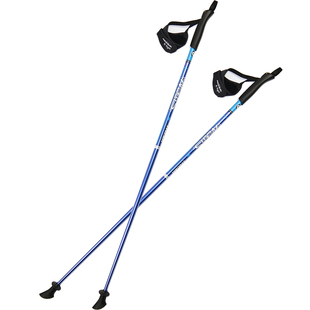 鲁滨逊越野行走健身徒步杖老人拐杖户外拐棍登山持杖健走超轻 1对