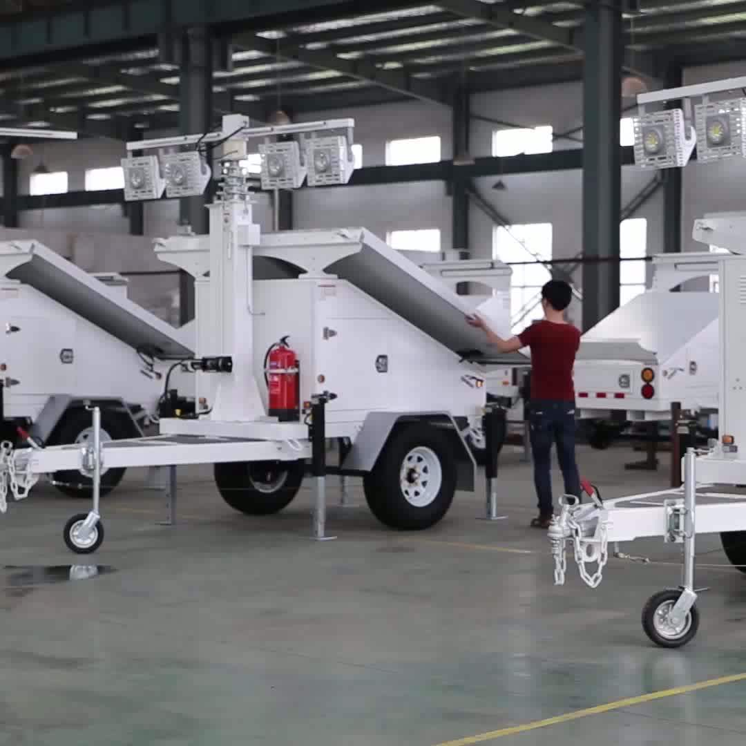 Mobile Solar Trailer Vts1200a Buy Solar Security Trailer,Mobile