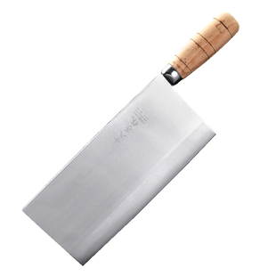 十八子作菜刀砍骨刀专业厨师斩骨刀羊骨牛骨厨房直身加厚大骨刀