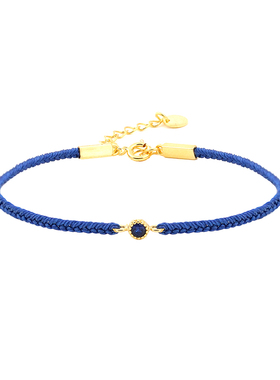 THISNESS幸运单色纯银镀金手链