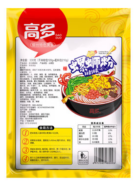 高多特产正宗330g广西螺蛳粉