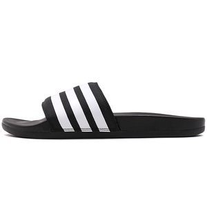 阿迪达斯 Adilette SC 经典三道杠黑白拖鞋 S82137 AP9971 GZ5891