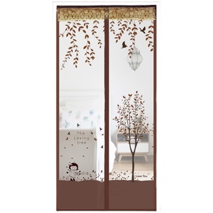 夏季防蚊防尘门帘自吸磁性软纱门帘子魔术贴隔断帘高档纱窗家用