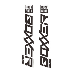 2020款rockshox boxxer前叉贴纸 自行山地车装饰前叉帖防水透明底