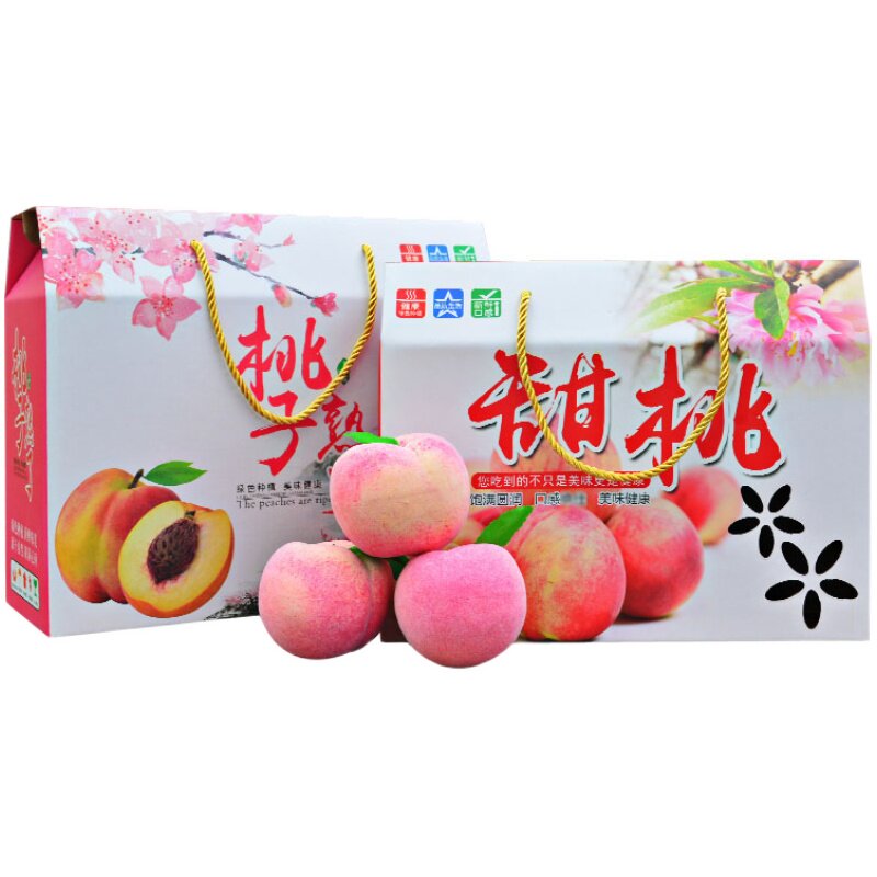 蜜桃青州5/10斤装批发礼品盒
