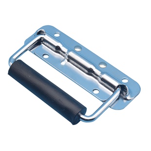 304不锈钢折叠拉手 承重型工业板型提手 工具箱弹簧把手 箱环提手